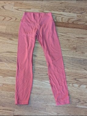 lululemon athletica Rose-Red Orange Align Women's 4 Performance Legging